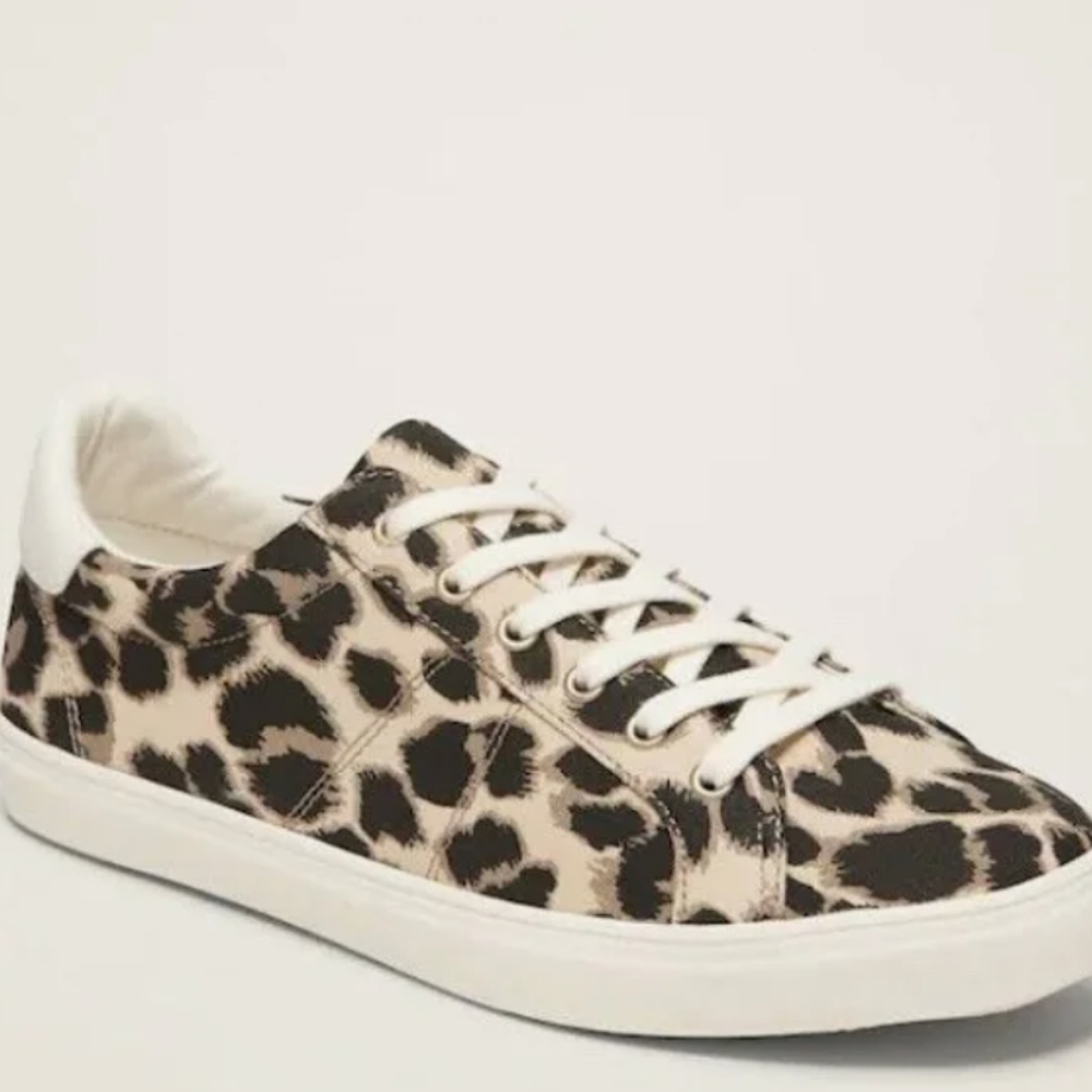 Old Navy Leopard Print Sneakers NWOT